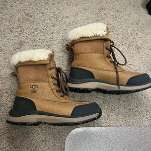 UGG Brown Shearling-Lined Boots